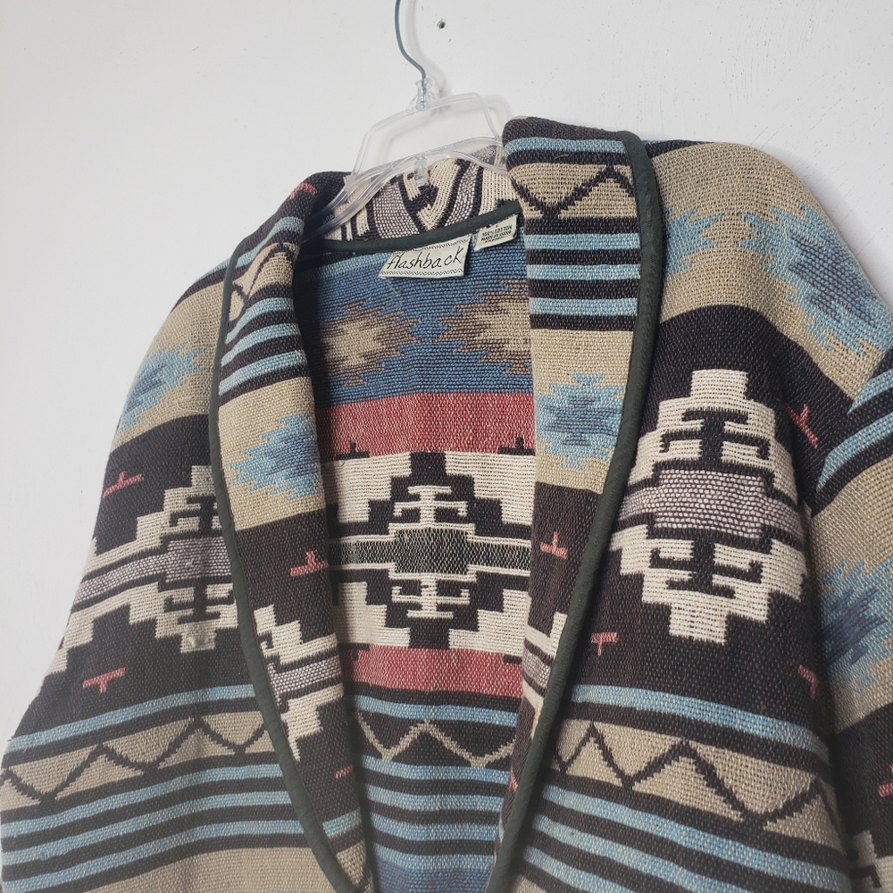Flashback Aztec Western Jacket Size Large - image 2